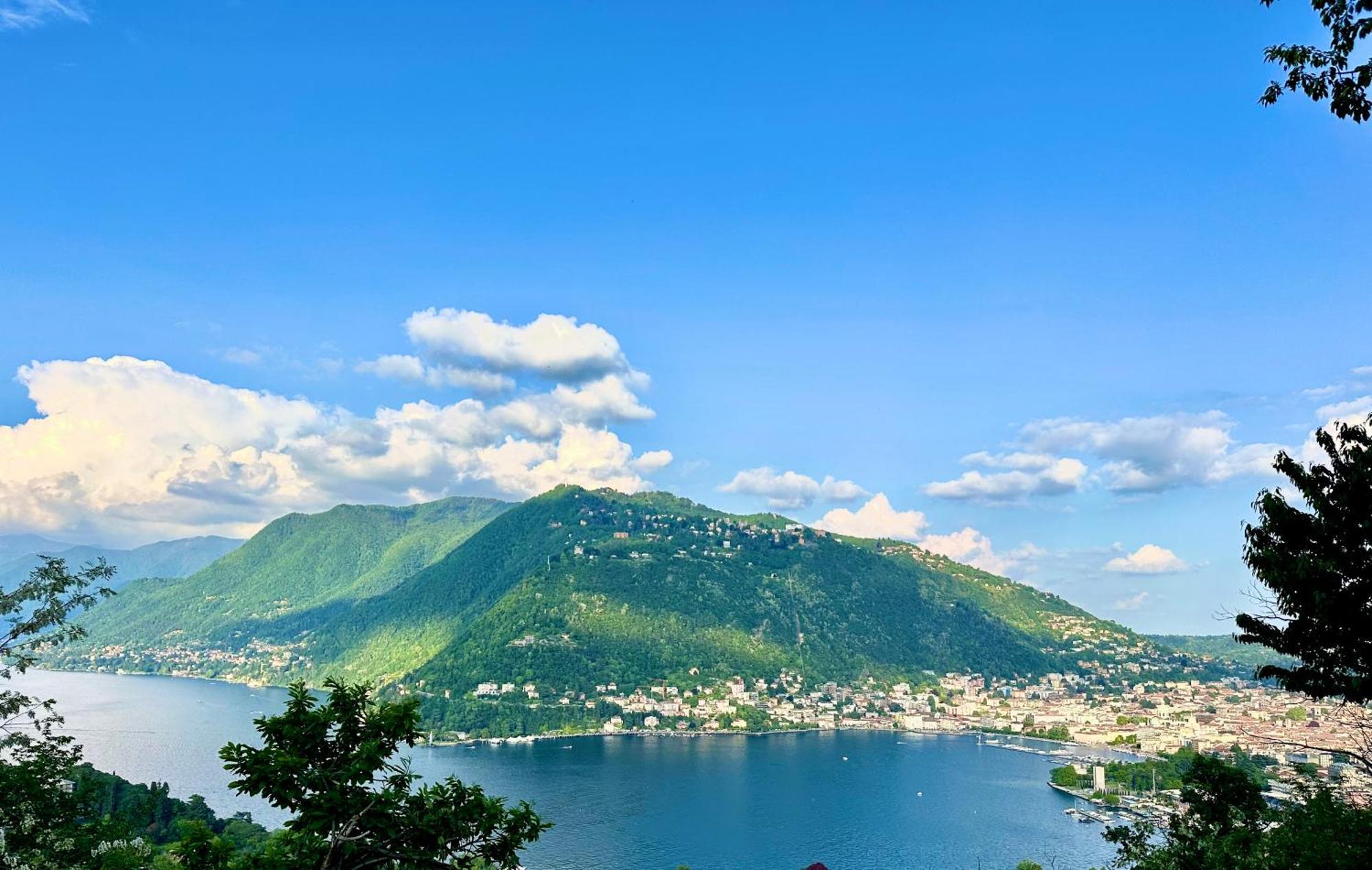 Villa Corti Lakeview Como Bagian luar foto
